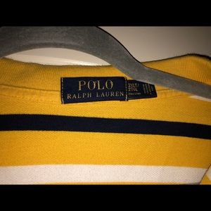 Yellow and blue Polo
